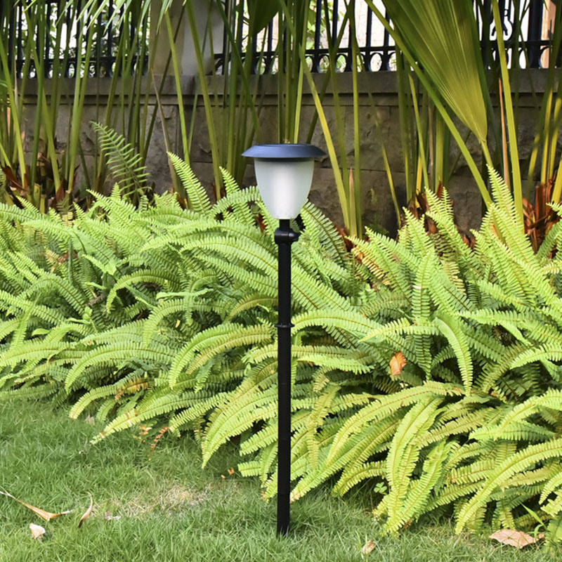 LED Morning Glory Stake Light Energía solar recargable Patio de jardín al aire libre (ESG16587)