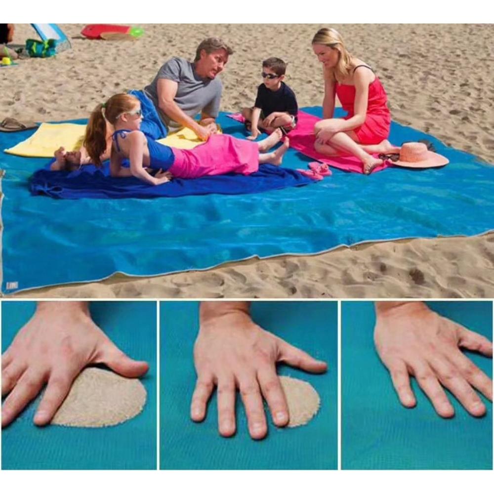 Estera de playa de secado rápido de malla libre de arena a prueba de suciedad y polvo (ESG20609)