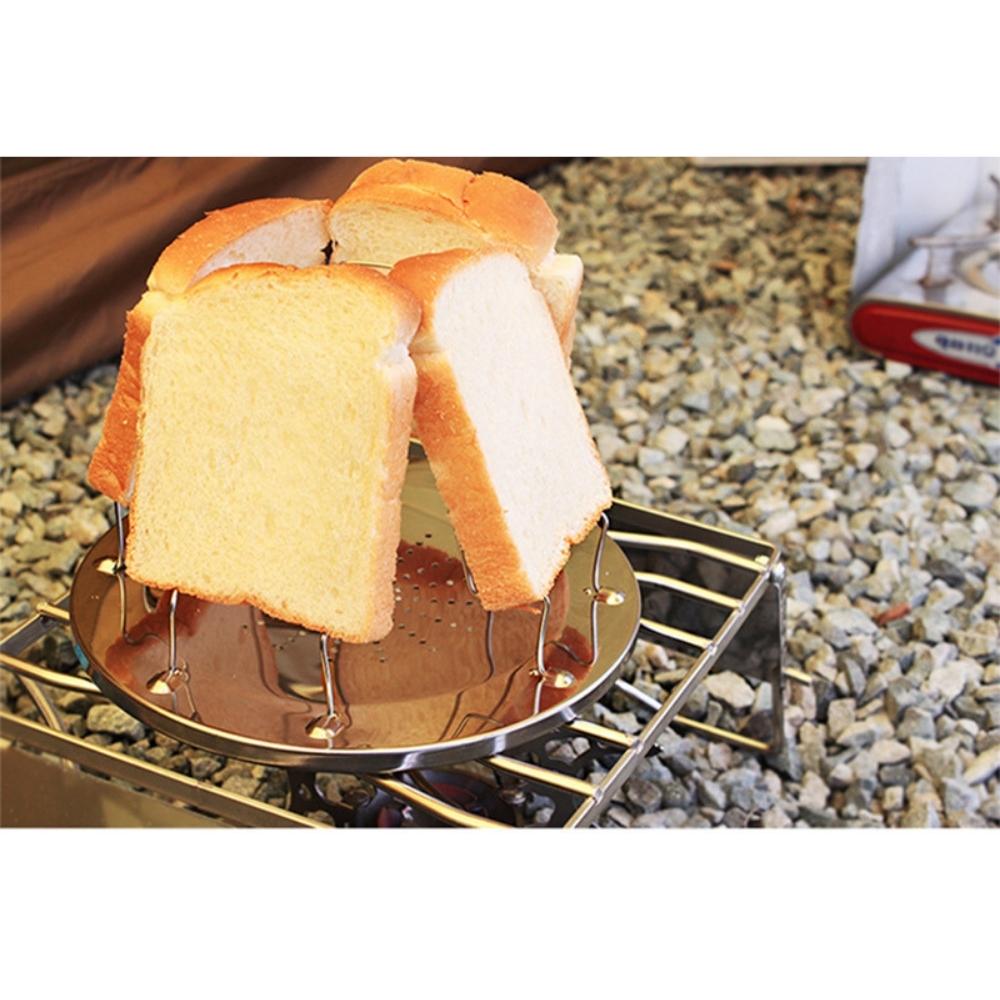 Tostadora de pan de acero inoxidable Tostadora plegable Rack (ESG20613)