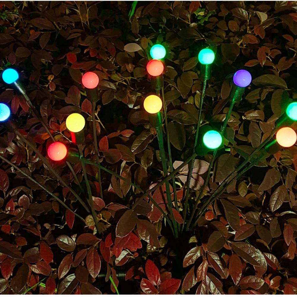 Luces de estaca de luciérnaga con energía solar impermeable para el patio de la vía del patio (ESG20765)