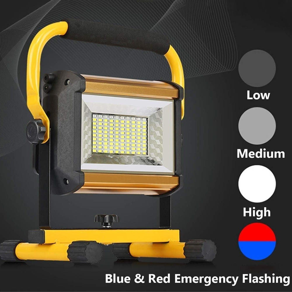 Luz de inundación recargable de LED portátil portátil portátil impermeable (ESG15440)