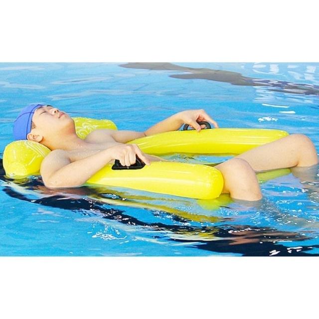 Cama flotante de piscina hamaca inflable (ESG20641)