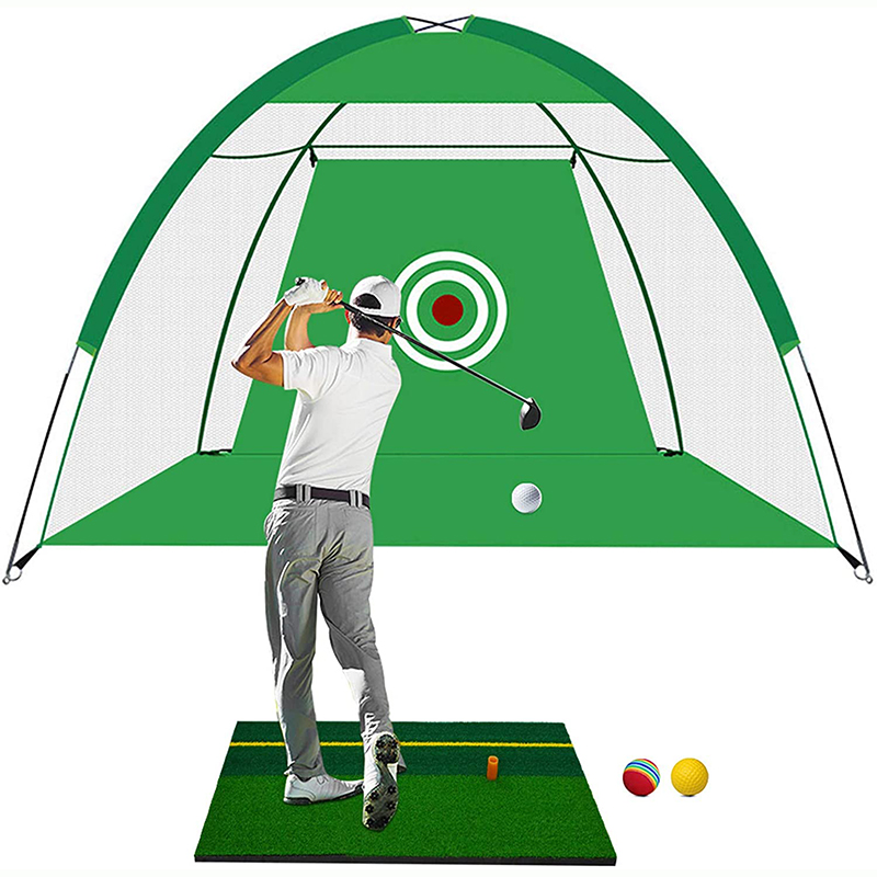 Portable Pop-up Golf Hitting Practice Target Net Indoor Outdoor (ESG15149)