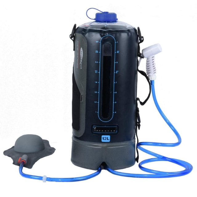 Bolsa de agua de ducha para acampar con bomba de aire (ESG21122)