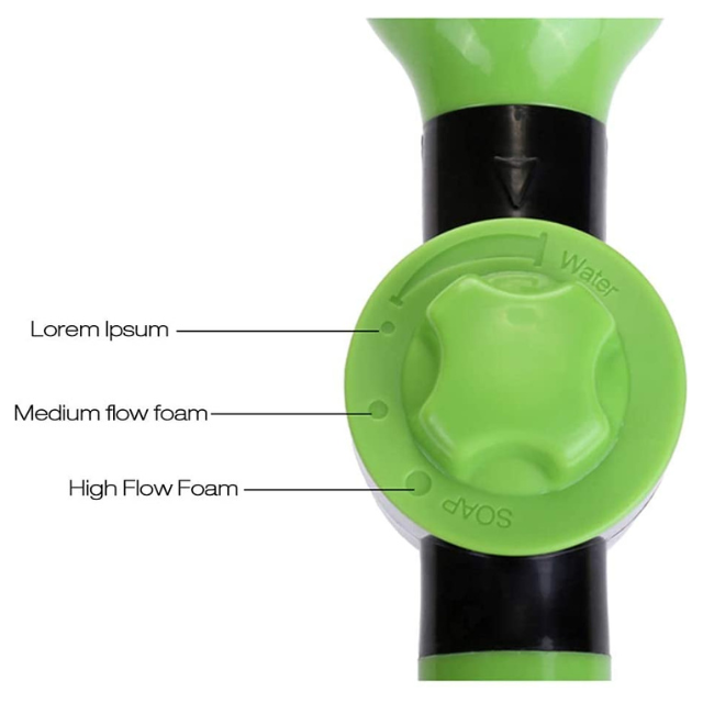Gun de dispensador de jabón de manguera de agua de boquilla de boquilla (ESG18087)