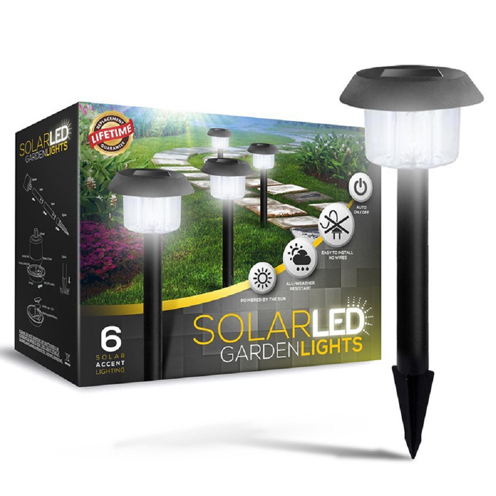 Luces de paisaje de energía solar en forma de cabeza de champiñón Solar Light Light Ground Socket (ESG17313)